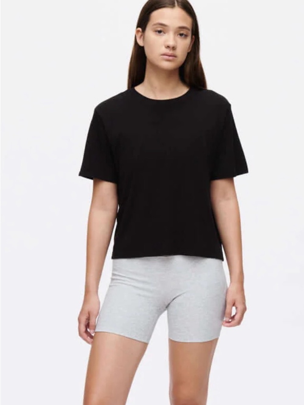 Outdoor Voices Black Everyday Short Sleeve Tee Size M